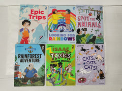 Pack of 6 Readerful books ( All 2 Books in 1), Oxford Reading Levels 3, 4, 5 & 6
