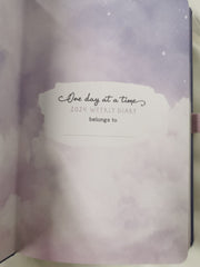 One Day At A Time" 2024 Motivational Diary - Productivity Planner