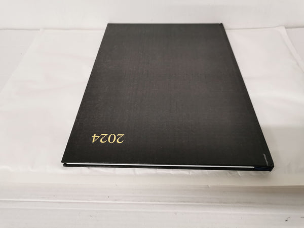 Collins Essential - 2024 Daily Planner - A4 Day-to-Page Diary (Black, Hardcover)