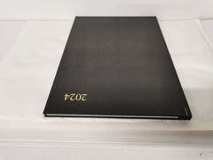 Collins Essential - 2024 Daily Planner - A4 Day-to-Page Diary (Black, Hardcover)