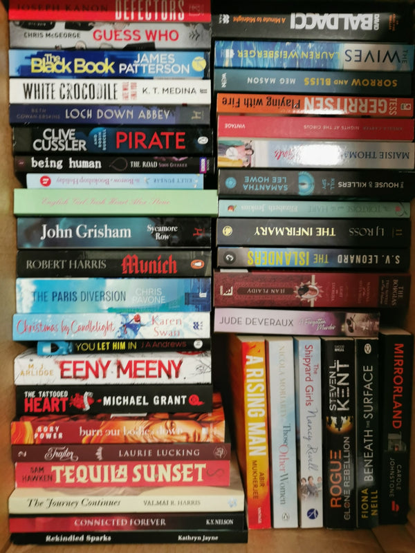 40 New Fiction Books Collection - Romance, Thriller, Crime, Historical, & Sci-Fi