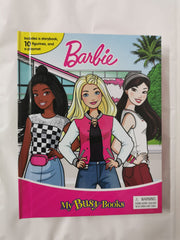 Mattel Barbie My Busy Books: 10 Figurines and playmat stored in the book