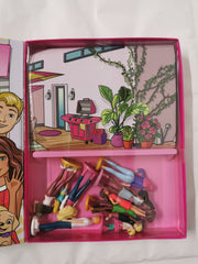 Mattel Barbie My Busy Books: 10 Figurines and playmat stored in the book