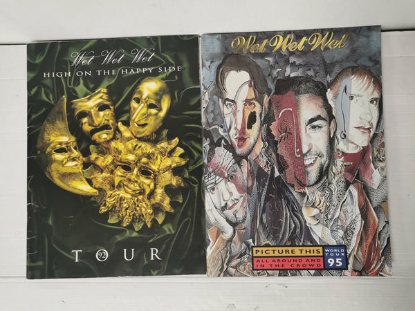 Wet Wet Wet Tour Programmes: 1992 High on the Happy Side & 1995 Picture This