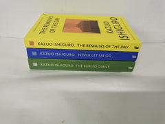 3 Kazuo Ishiguro Books: The Remains of the Day, Klara & the Sun, Buried Giant