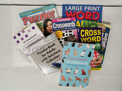 Bumper Bundle of 8 Mixed Puzzle Books *Unused* - Wordsearch, Crossword, Sudoku