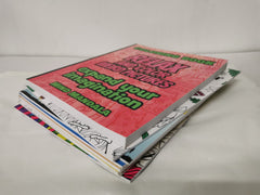 8 x ADULT COLOURING BOOKS: Weird Images, Dirty Words, Labrador, Magical Unicorn