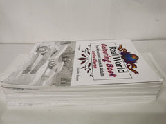 8 x ADULT COLOURING BOOKS: Real World Series by John Bloom
