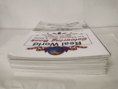 8 x ADULT COLOURING BOOKS: Real World Series by John Bloom