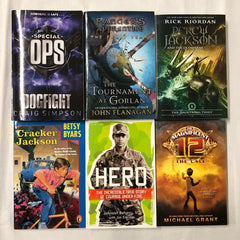 Bundle of 6 Books for boys age 8-11: Random Mix of books, Images show Examples
