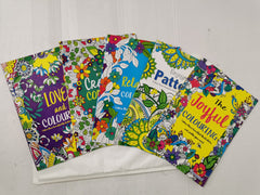 5 x ADULT COLOURING BOOKS: Mindfulness, Relaxation, Mandalas, Creativity RANDOM